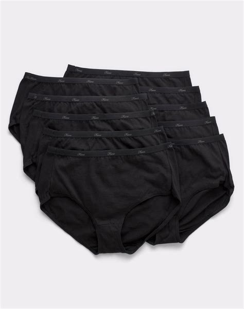 hanes black womens underwear|Black Hanes Womens Underwear .